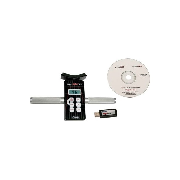 ErgoFET500 Wireless Dual Push-Pull Dynamometer with FET Data Collection Software Package